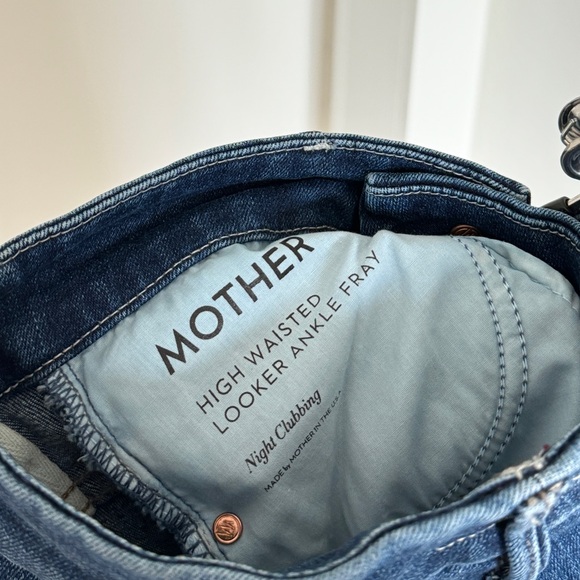 MOTHER - High Waisted Looker Denim Frayed skinny jeans | 25 - Picture 5 of 9